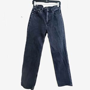 Aritzia Denim Forum The 90s Iggy Lo-Rise Baggy Jeans Black Charcoal Denim Jeans